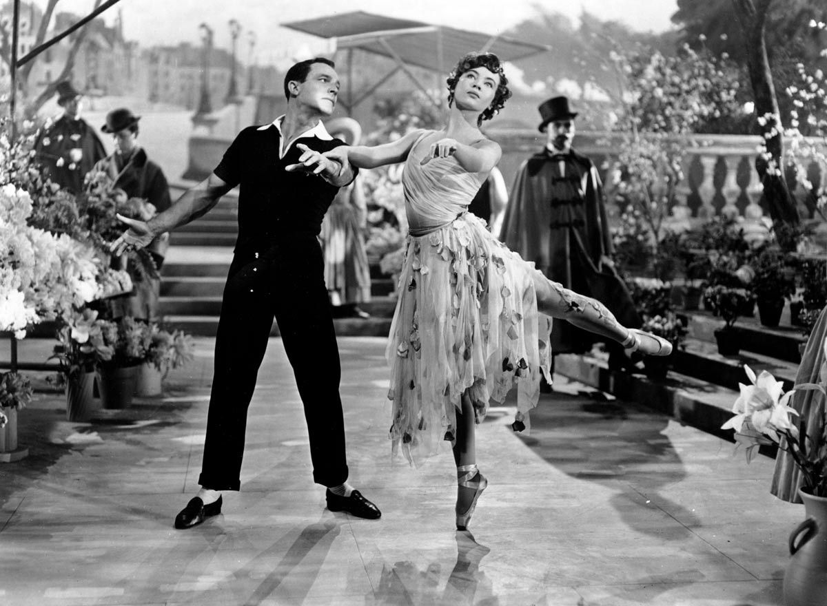 Gene Kelly et Leslie Caron. Ciné Sorbonne Gene Kelly et Leslie Caron. Ciné Sorbonne