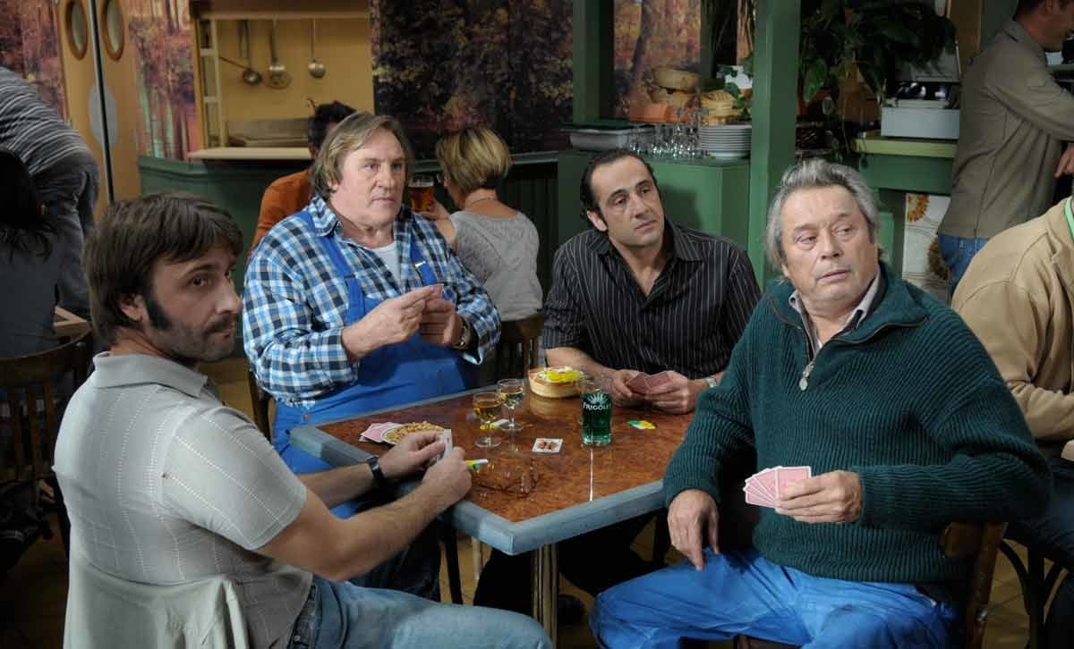 Matthieu Dahan, Gérard Depardieu, Bruno Ricci et Patrick Bouchitey. StudioCanal Matthieu Dahan, Gérard Depardieu, Bruno Ricci et Patrick Bouchitey. StudioCanal