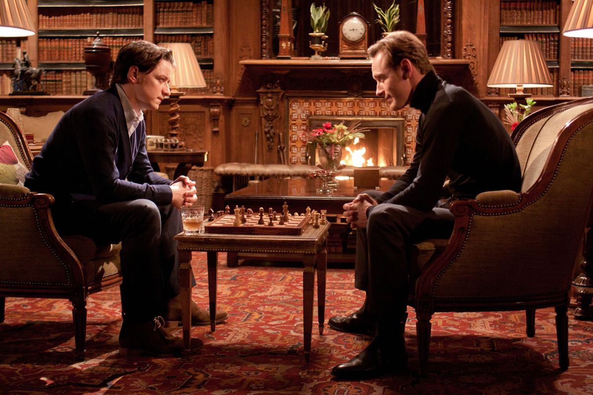 Michael Fassbender & James McAvoy. Twentieth Century Fox France