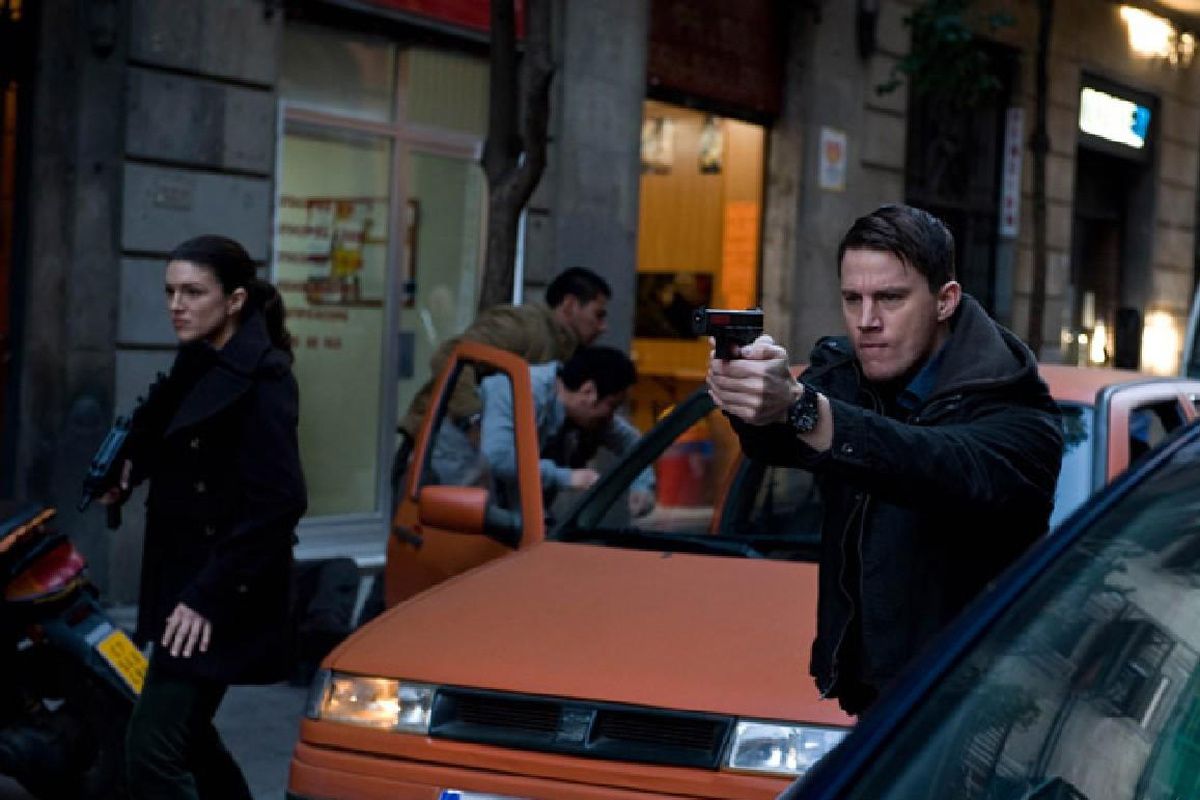 Gina Carano & Channing Tatum. Relativity Media Gina Carano & Channing Tatum. Relativity Media