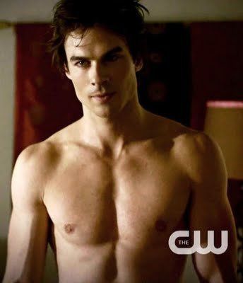 vampire-diaries-damon-shirt-off