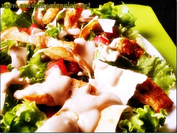 Salade Au Poulet Grillé (Salade César)