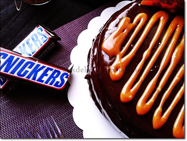 Gâteau Façon Snickers Géant