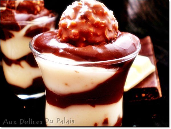 Crème Dessert Chocolat Noir & Blanc 