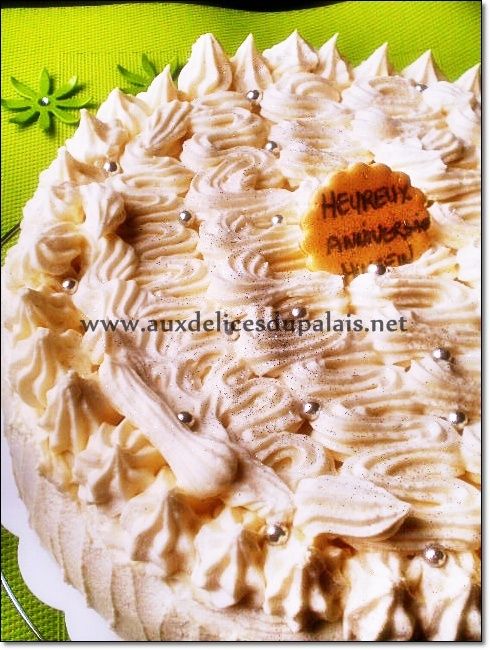 Layer cake aux fraises