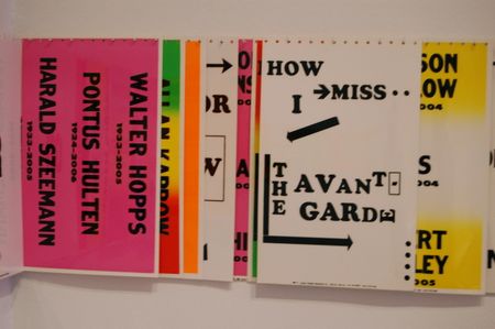 Allen Ruppersberg, As the Crow Flies / How I Miss the Avant-garde [ins