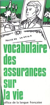 Vocabulaire des assurances sur la vie