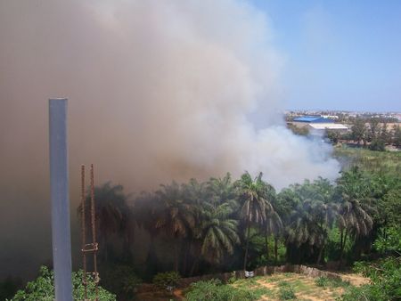 Dakar,Guentaba,corniche,zone de maraîchage mise en flammes il ya quel