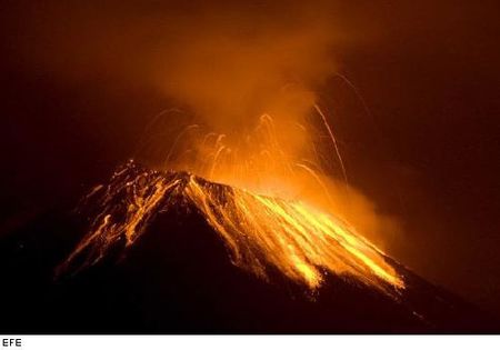 nom des volcans qui sont en activité et en éruption actuellement