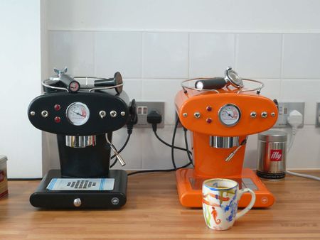 Dual espresso machines