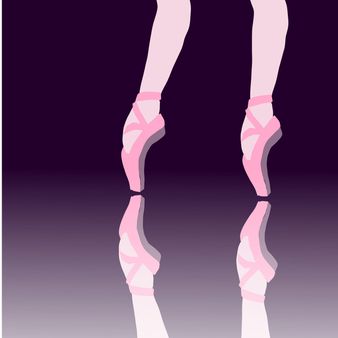 jambes de danseuse classique