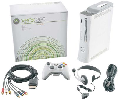 Xbox 360 package with their peripherals. | Source | Date 2007-07-30 |