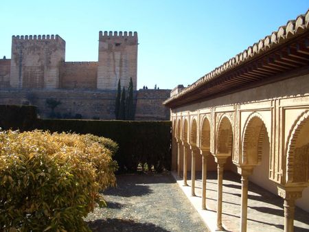 1 Alhambra, Granada, Spain 1 Patio de Machuca. Alhambra, Granada, Esp