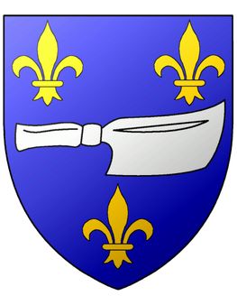 Blason de la Corporation des bouchers de Troyes (France) | Source Blas
