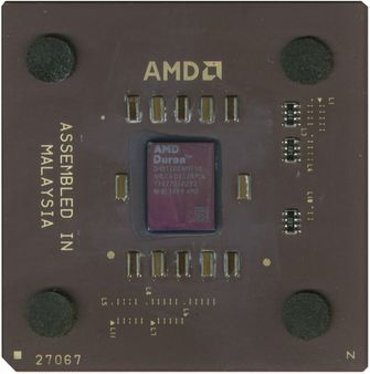 AMD Duron 1200MHz CPU («Morgan» core) | Source self-made scan | Date
