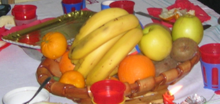 Piatto di frutta