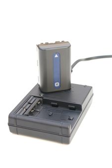 A battery loader against white background.