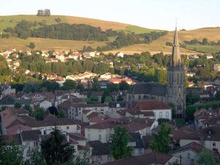 The quarter and the church Saint-Géraud, Aurillac (Cantal ) | Source