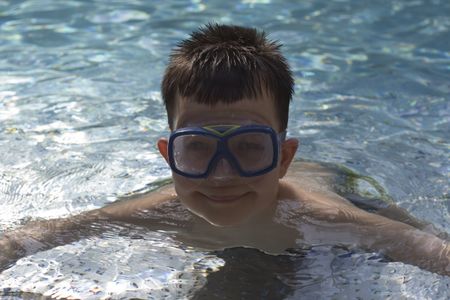 swimming boy