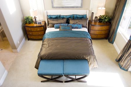 Modern master bedroom
