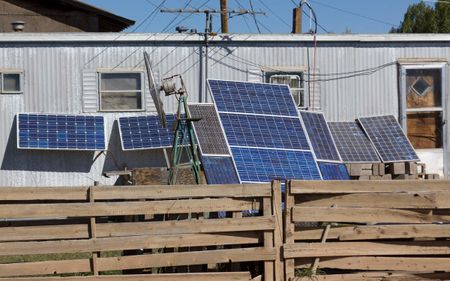 Make-shift DIY Solar Panel System