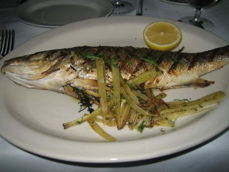 Whole Grilled Branzino