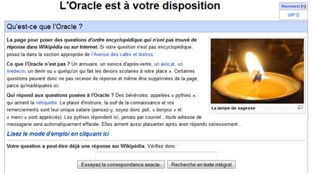 L'oracle de Wikipédia