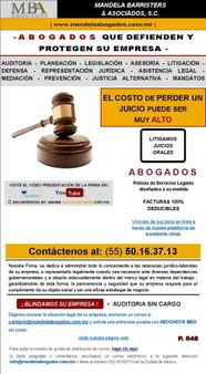 1 Firma de MBA | Source | Author Mandelaabogados | Date 1/06/11 | Pe