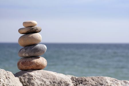 Zen at the beach.