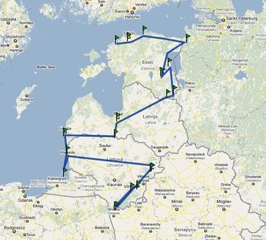 La mappa del viaggio