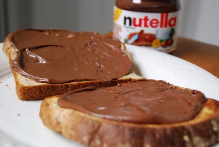 nutella for breakfast