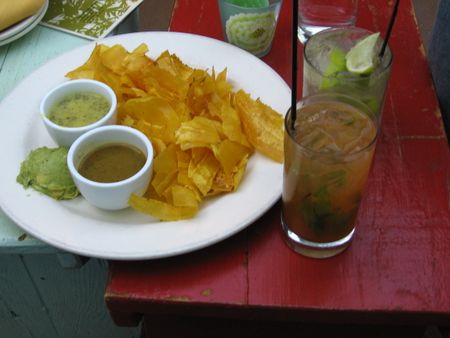 1 Plantano chips and mango cuba libre in Denver, Colorado 1 Plantanos