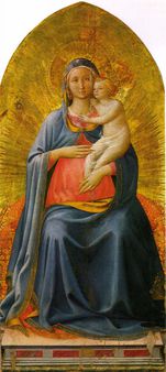 Angelico, madonna col bambino, uffizi, 1450s.jpg | Source John Pope-He