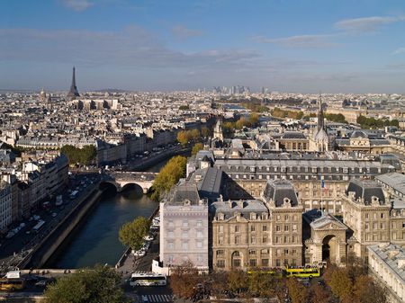 Vista di Parigi dalla cattedrale di Notre Dame