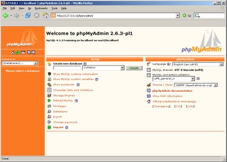 Xampp joomla phpmyadmin spart | Source | Date 2005-10-11 | Author wiki