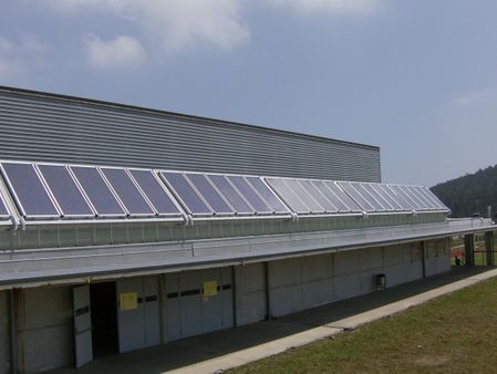 Enerxía solar térmica con captadores planos