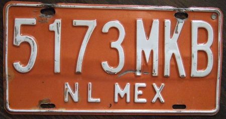 MEXICO, Neuvo Leon state, Taxi 1992-98 series