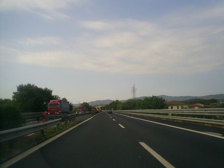 Autostrada A1 we Woszech, odcinek w pobliu Florencji A1 Motorway in It