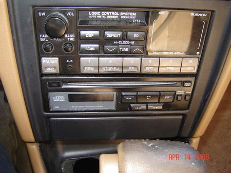 USA 1991 Subaru Legacy OEM stereo with optional CD player | Source | D
