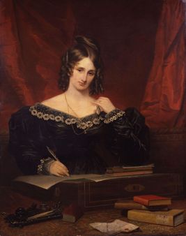 Unknown woman, formerly known as Mary Wollstonecraft Shelley, by Samue