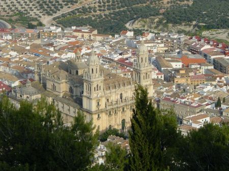 1 Vista de la Catedral de Jaén desde el Castillo de Santa Catalina. |