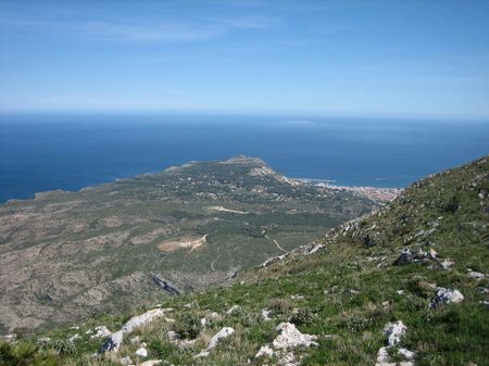 Fotografía del Cabo de San Antonio realizada desde la ladera este del