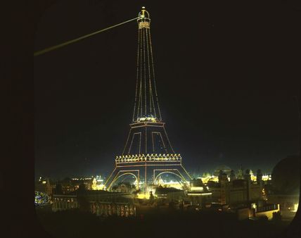 Paris Exposition: Eiffel Tower, Paris, France, 1900