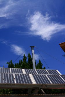 Planta solar fotovoltaica de un grupo de viviendas