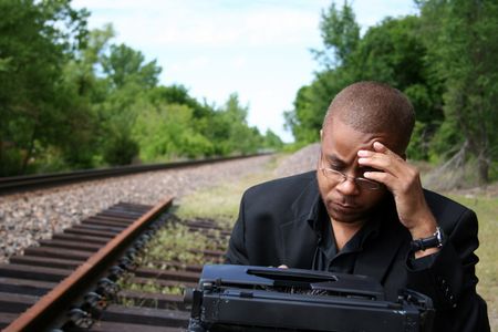 writer on the tracks