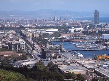Vista di Barcellona