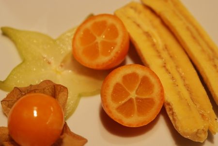 Detalle de las Frutas Tropicales