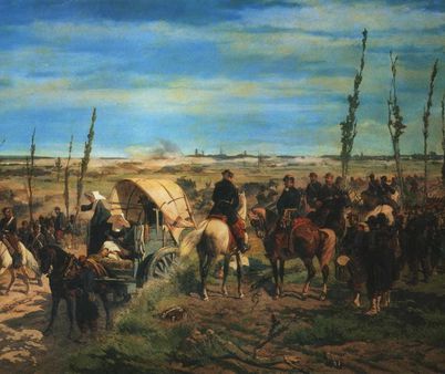 1 The Italian Camp at the Battle of Magenta by Giovanni Fattori 1 . 