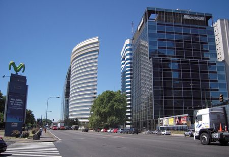 1 Edificio Republica, 91 metres high, 22 floors, 1997, architect Cesar
