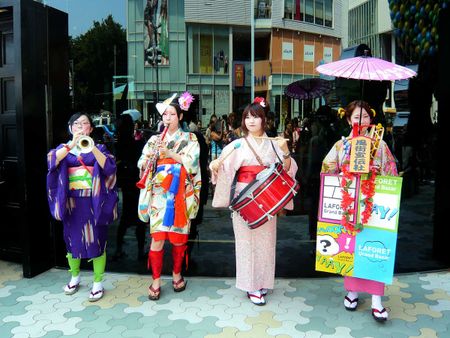 Laforet 'Chindon' Music Band - Harajuku - Tokyo